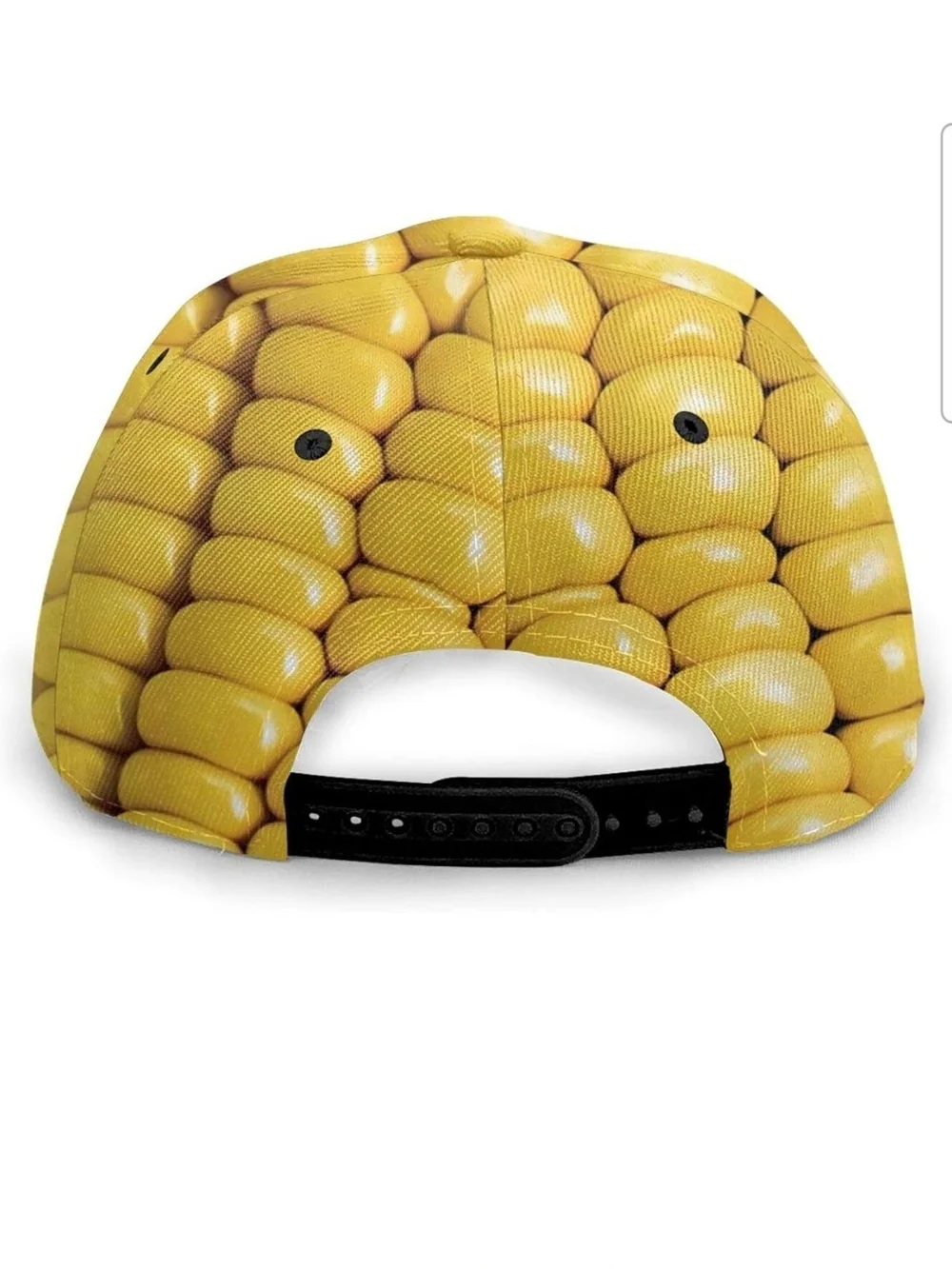 Yellow Corn On The Cob Kernel Print Baseball Cap